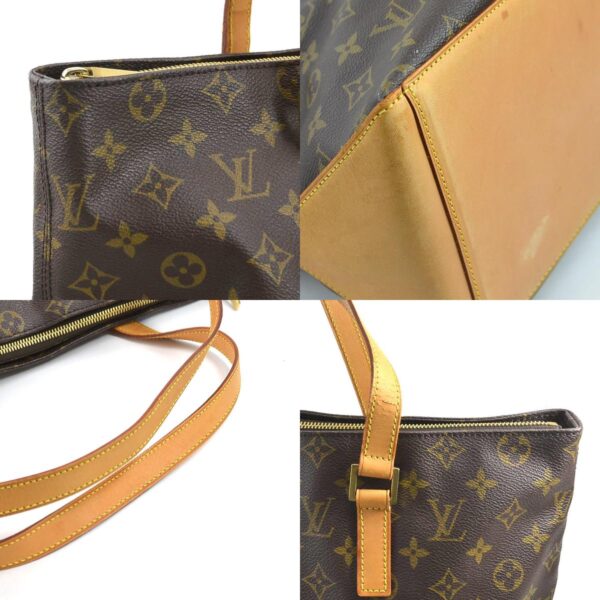 55591a 5 c Louis Vuitton Shoulder Bag Monogram Cabas Mezzo Brown Canvas