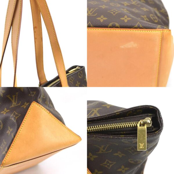 55591a 9 c Louis Vuitton Shoulder Bag Monogram Cabas Mezzo Brown Canvas