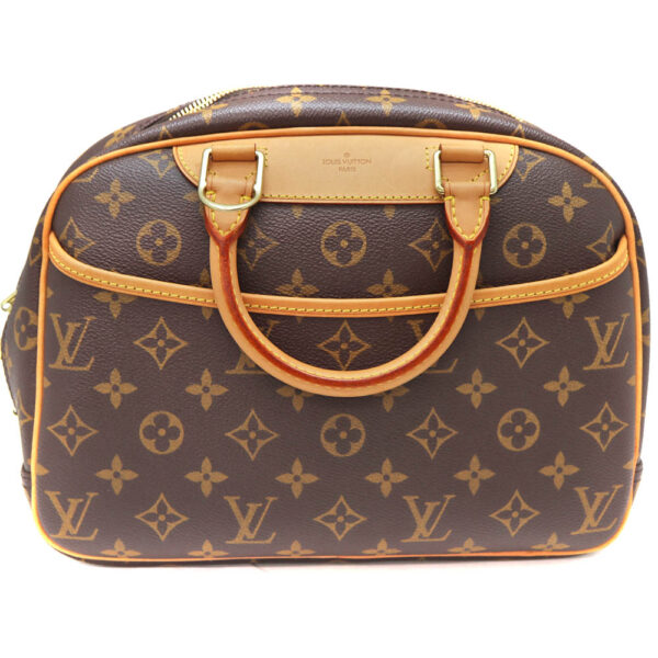 5564 1 Louis Vuitton Trouville Handbag Monogram Canvas Brown