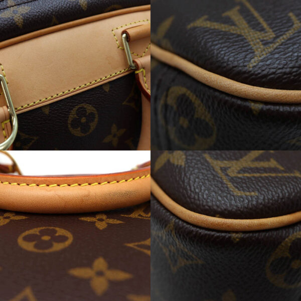 5564 6 Louis Vuitton Trouville Handbag Monogram Canvas Brown