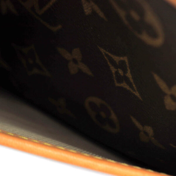 5564 7 Louis Vuitton Trouville Handbag Monogram Canvas Brown