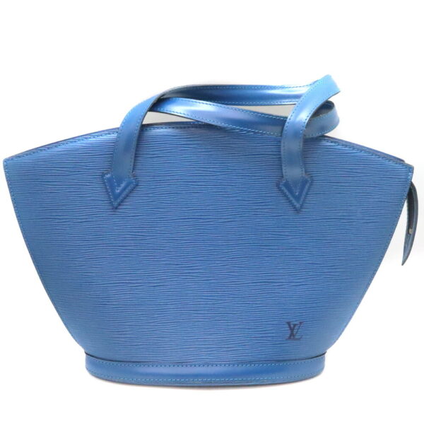 5594 1 Louis Vuitton Saint Jacques Tote Bag Epi Leather Blue