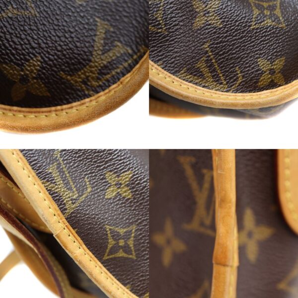 5639 11 Louis Vuitton Menilmontant PM Shoulder Bag Canvas Brown