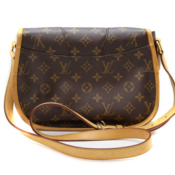 5639 2 Louis Vuitton Menilmontant PM Shoulder Bag Canvas Brown