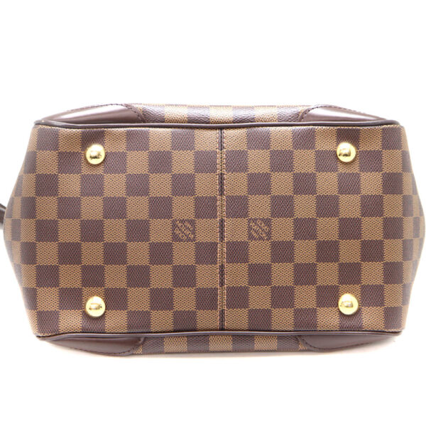 5649 5 Louis Vuitton Verona PM Handbag Damier Canvas Brown