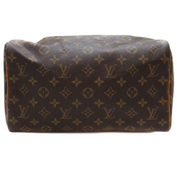 5652 5 Louis Vuitton Speedy 30 Handbag Monogram Canvas Brown