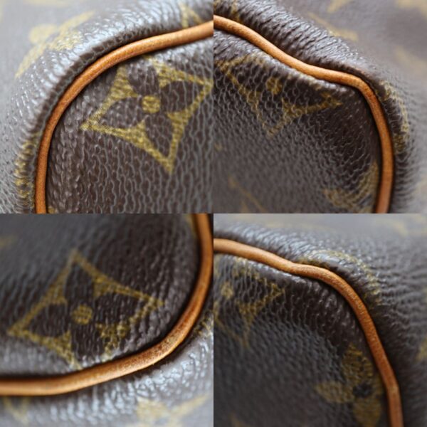 5652 8 Louis Vuitton Speedy 30 Handbag Monogram Canvas Brown