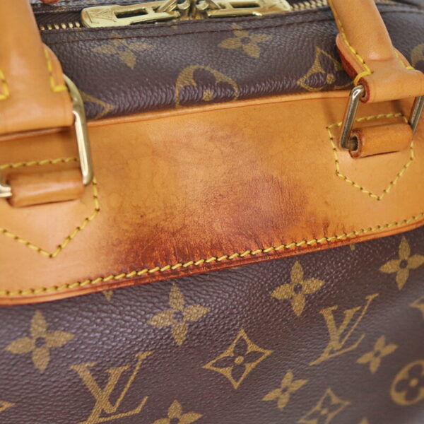 58 Louis Vuitton Deauville Bowling Vanity Handbag Monogram