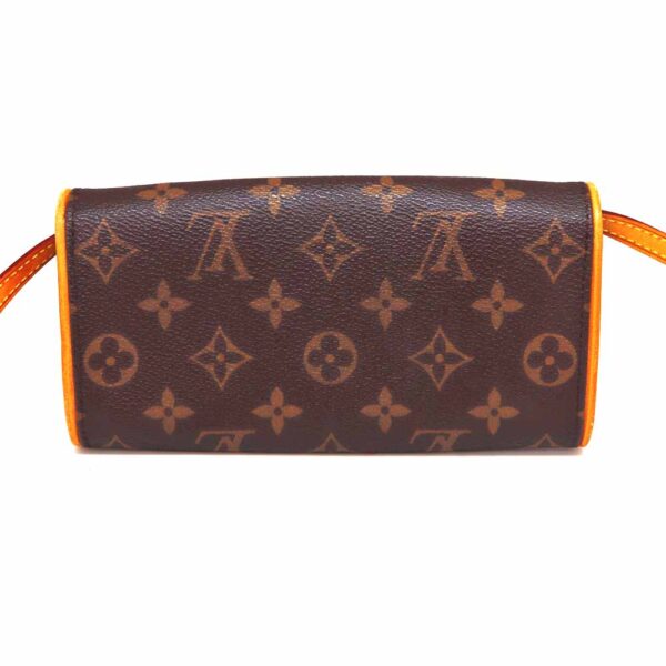 5815 2 Louis Vuitton Pochette Twin PM Shoulder Bag Monogram Canvas Brown