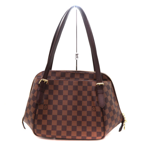 5901 1 Louis Vuitton Belem MM Handbag Damier Canvas Brown