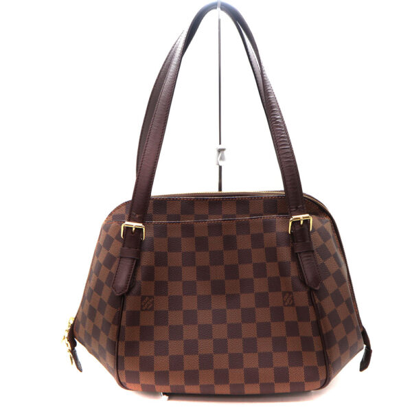 5901 2 Louis Vuitton Belem MM Handbag Damier Canvas Brown