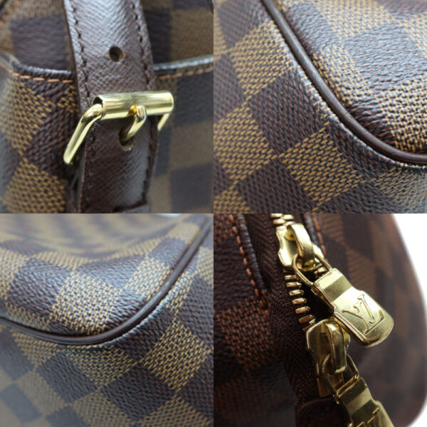 5901 6 Louis Vuitton Belem MM Handbag Damier Canvas Brown