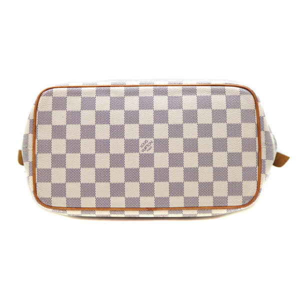 5911 5 Louis Vuitton Saleya PM Handbag Damier Canvas Azur White