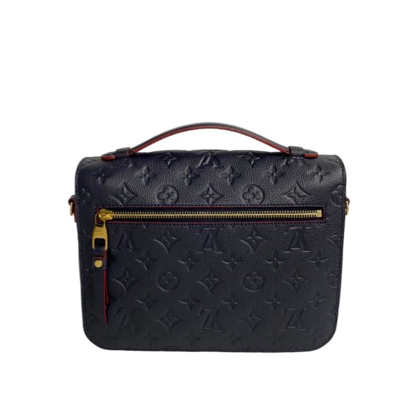 5sbk ap069739 6 Louis Vuitton Pochette Métis MM 2WAY Empreinte Leather Navy Blue