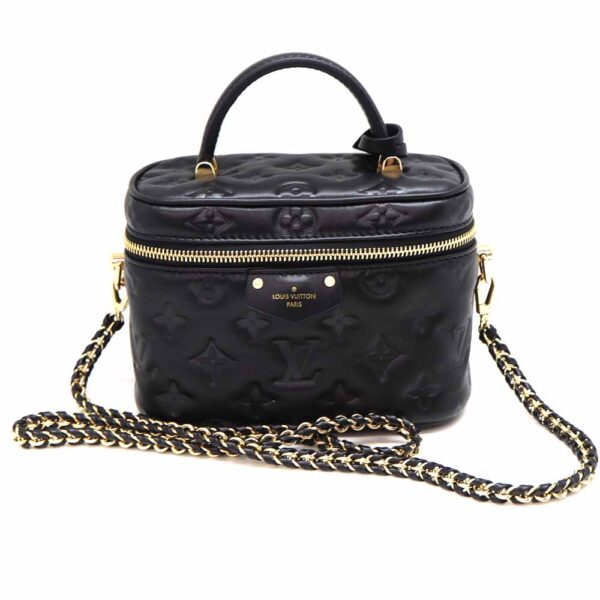 6032 1 Louis Vuitton Vanity PM Shoulder Bag Leather Black