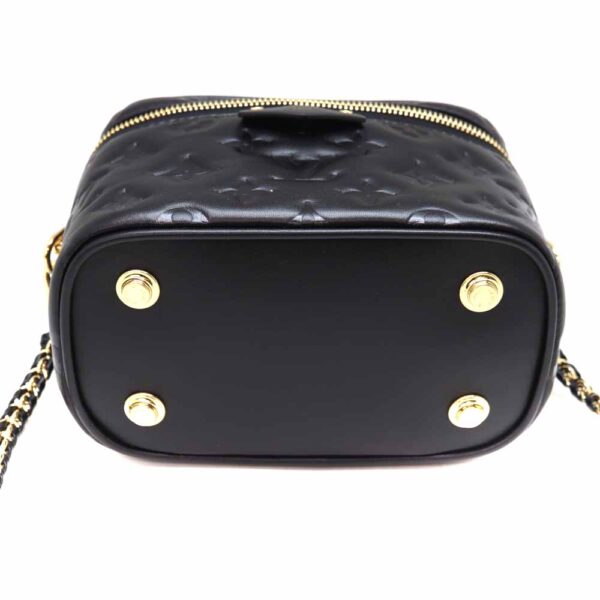 6032 5 Louis Vuitton Vanity PM Shoulder Bag Leather Black