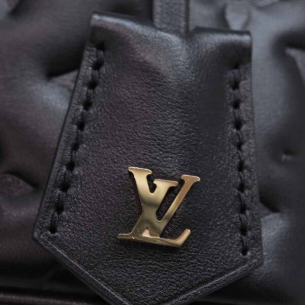 6032 7 Louis Vuitton Vanity PM Shoulder Bag Leather Black