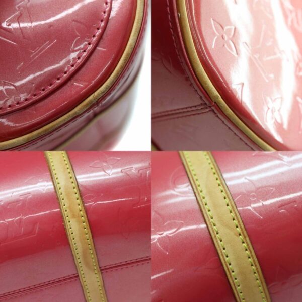 6039 10 Louis Vuitton Bedford Handbag Vernis Leather Pink