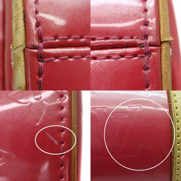 6039 11 Louis Vuitton Bedford Handbag Vernis Leather Pink