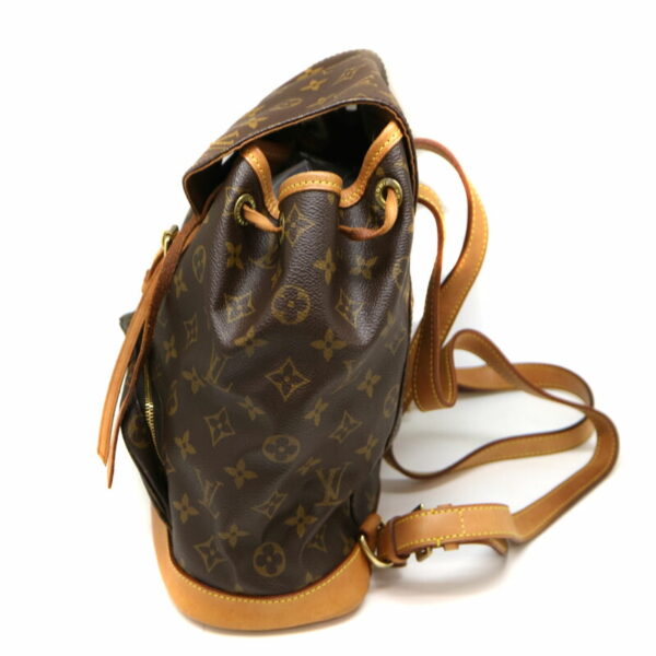 606 3 Louis Vuitton Monsouris MM Rucksack Monogram Canvas Brown