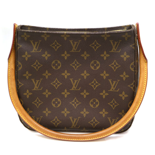 6120 2 Louis Vuitton Looping MM Shoulder Bag Monogram Brown