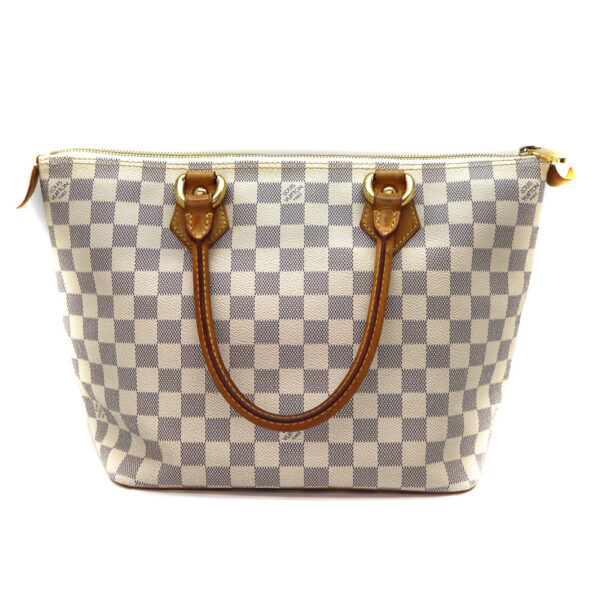 614 Louis Vuitton Saleya PM Damier Canvas Handbag White