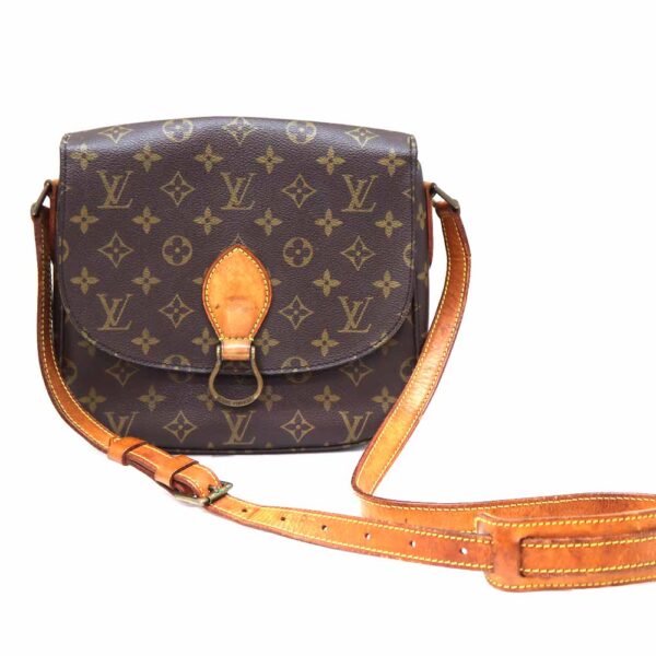 6200 1 Louis Vuitton Saint Cloud GM Shoulder Bag Monogram Canvas Brown