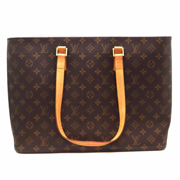 6203 1 Louis Vuitton Luco Tote Bag Monogram Canvas Brown