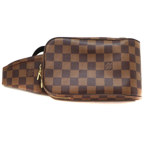 6228 1 Louis Vuitton Jeronimos Shoulder Bag Damier Canvas Ebene Brown