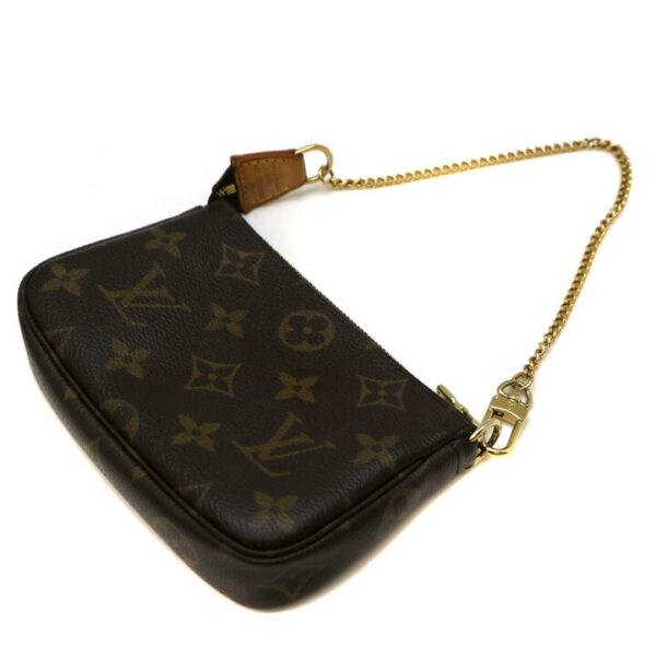 6245 1 Louis Vuitton Mini Pochette Accessory Pouch Monogram Brown