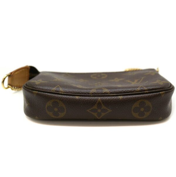 6245 5 Louis Vuitton Mini Pochette Accessory Pouch Monogram Brown