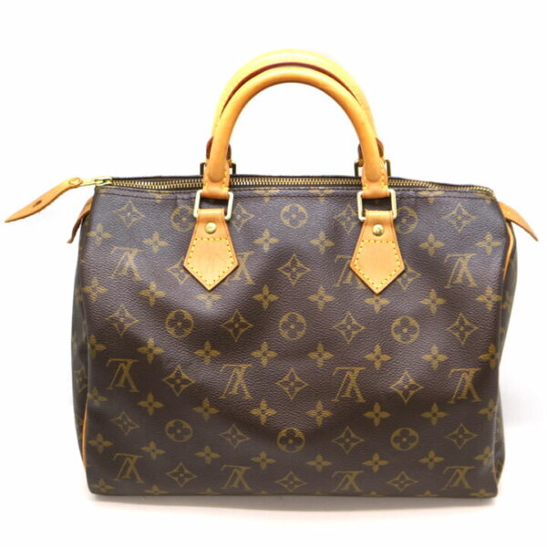 6271 2 Louis Vuitton Speedy 30 Handbag Monogram Brown