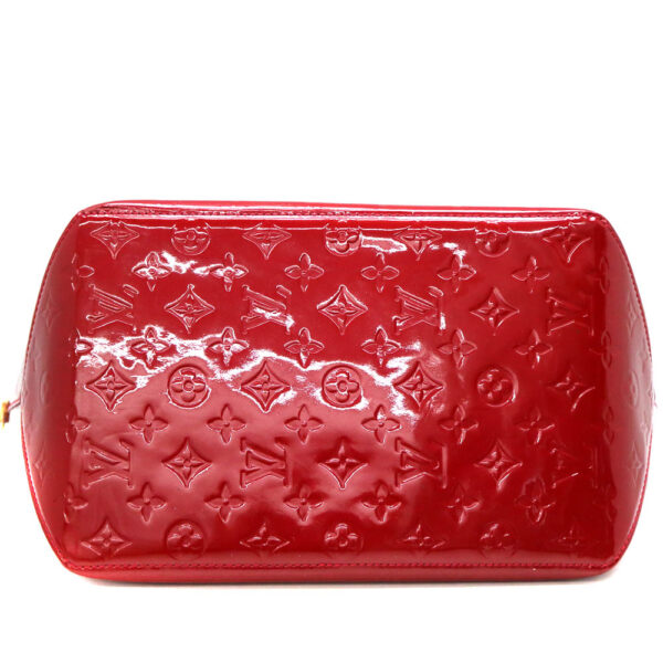 6312 5 Louis Vuitton Bellevue GM Handbag Monogram Vernis Red