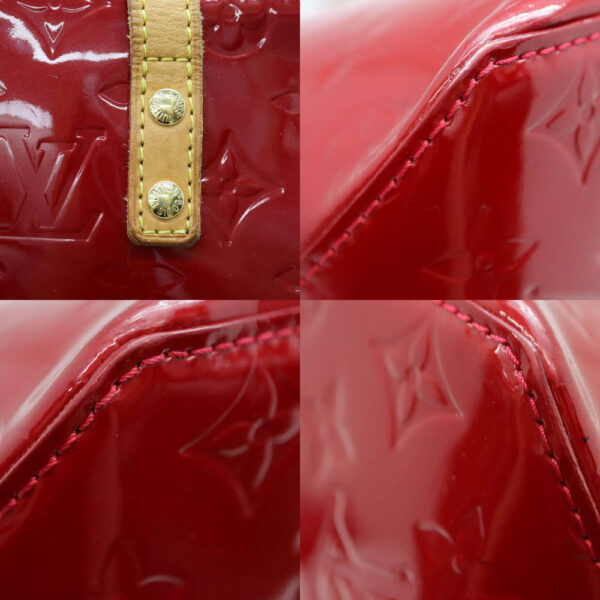 6312 6 Louis Vuitton Bellevue GM Handbag Monogram Vernis Red