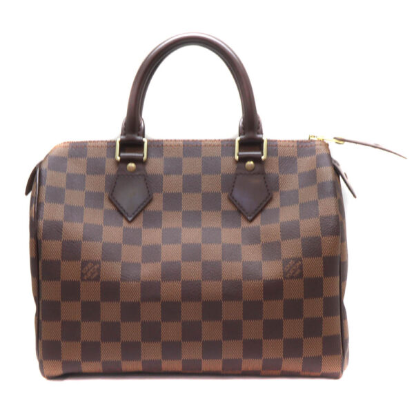 6484 1 Louis Vuitton Speedy 25 Bag Monogram Canvas Brown