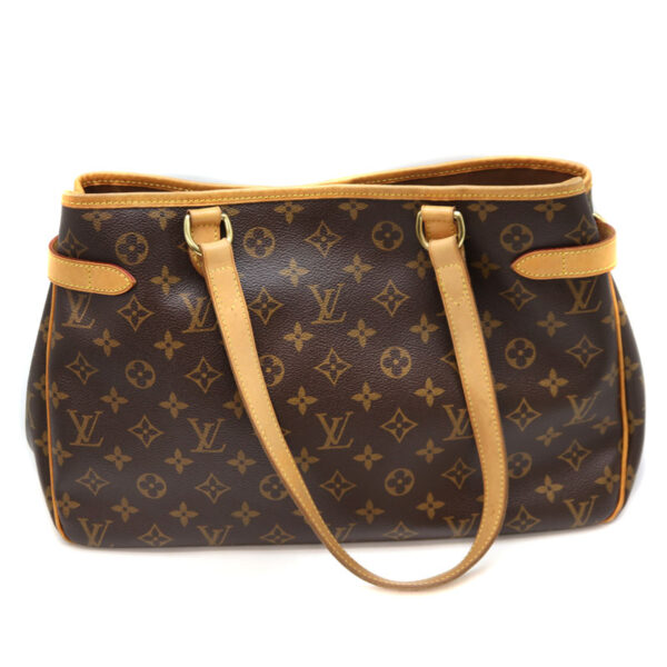 6542 2 Louis Vuitton Batignolles Horizontal Shoulder Bag Canvas Brown