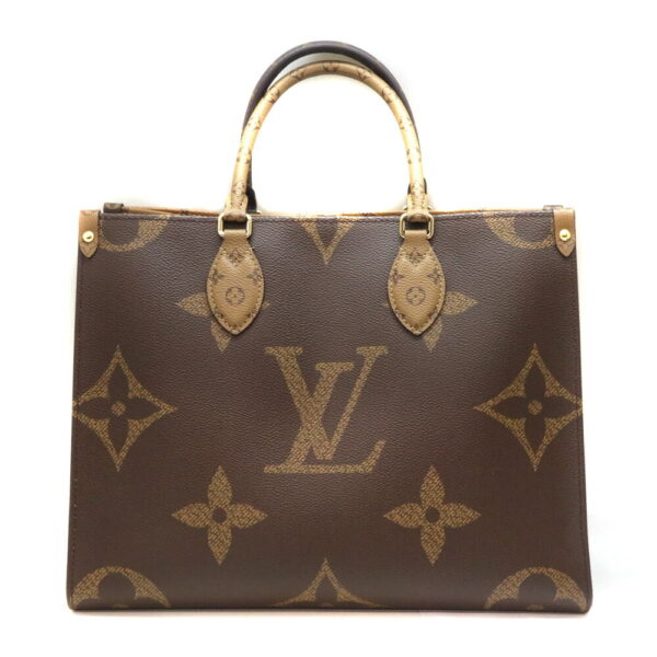 6551 1 Louis Vuitton On the Go MM Handbag Monogram Canvas Brown