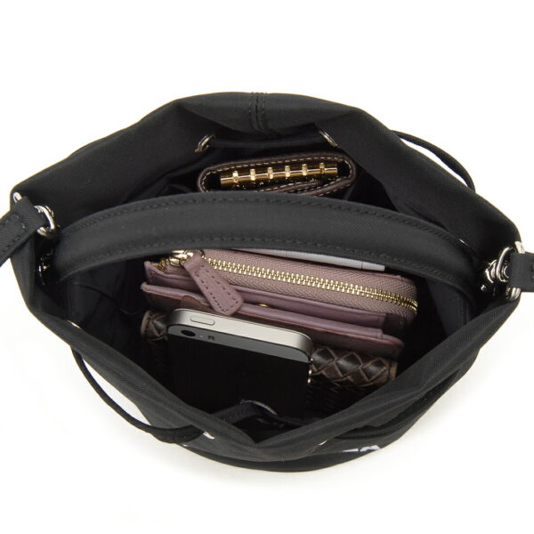 656682 h854n 1060 5 Balenciaga Wheel Shoulder Bag Black