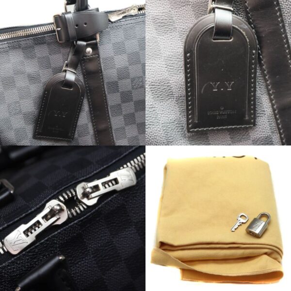 6633 10 Louis Vuitton Keepall Bandouliere 45 Travel Bag Epi Leather Black