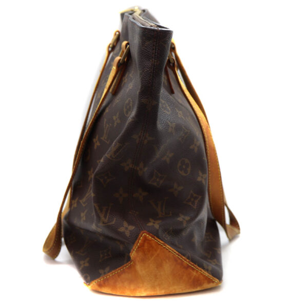 6646 3 Louis Vuitton Cabas Mezzo Tote Bag Monogram Canvas Brown