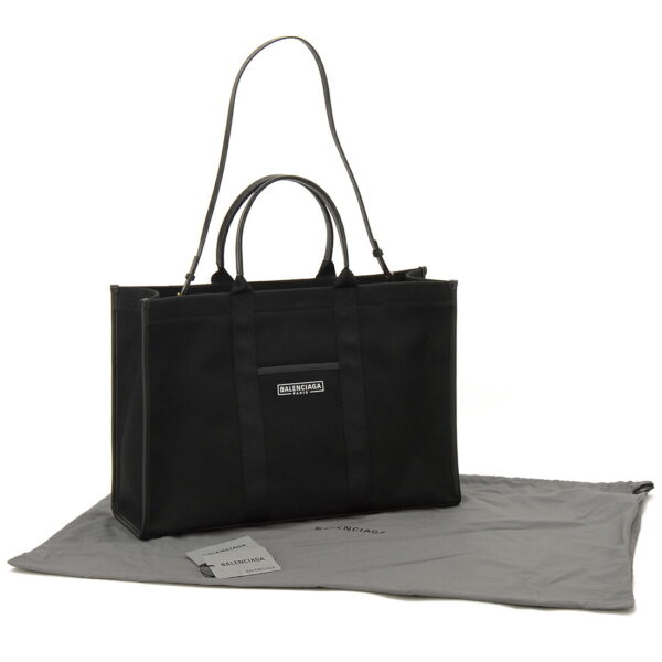 671403 2hham 1090 3 Balenciaga L Tote Bag Black