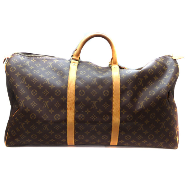 673 2 Louis Vuitton Keepall 60 Bag Monogram Canvas