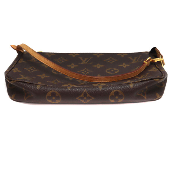 674 5 Louis Vuitton Pochette Accessory Pouch Monogram Canvas Brown