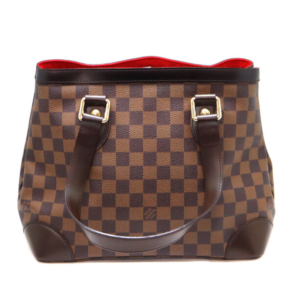 6840 2 Louis Vuitton Hampstead PM Tote Bag Damier Canvas Brown