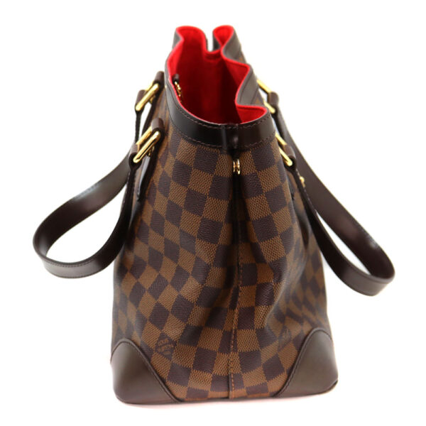 6840 3 Louis Vuitton Hampstead PM Tote Bag Damier Canvas Brown