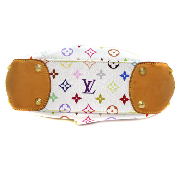 6847 5 Louis Vuitton Judy MM Shoulder Bag Monogram Multicolor White