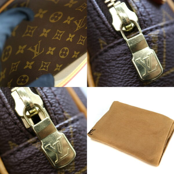 6917 10 Louis Vuitton Reporter PM Shoulder Bag Monogram Brown