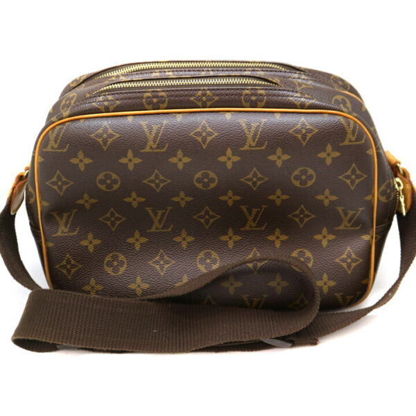 6917 2 Louis Vuitton Reporter PM Shoulder Bag Monogram Brown