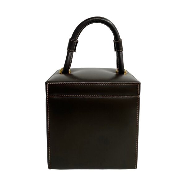 6sba wz351570 5 Loewe Anagram Leather Vanity Bag Brown