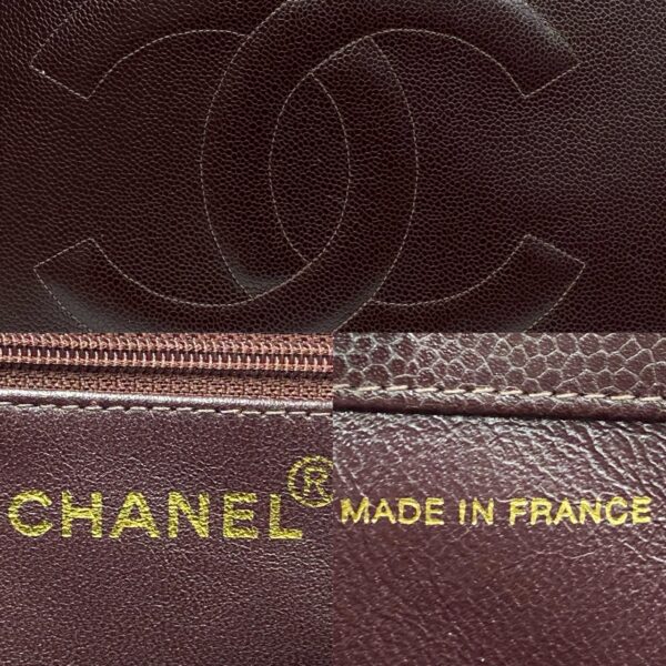 6sbb wz353843 3 Chanel Caviar Skin Coco Mark Leather Tote Shoulder Bag